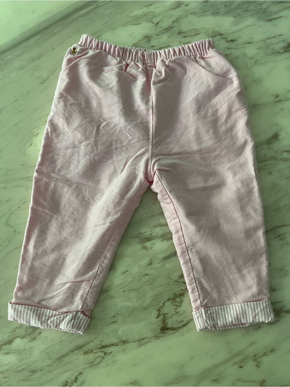 Cotton Oxford Slouchy Pants